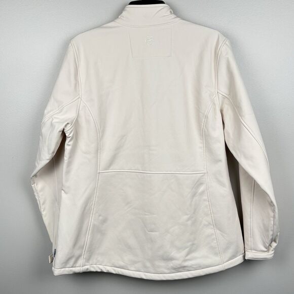 Magellan Outdoors Women's XL Jacket - Hickory Canyon Softshell Jacket in Cream - Picture 11 of 12